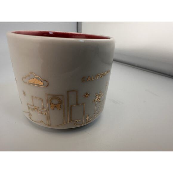 New: Starbucks Cali "You Are Here" 2oz Espresso Cup Mini Christmas Ornament 2014 - Picture 3 of 6